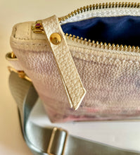 PLATINUM PEARL CROSSBODY HANDBAG
