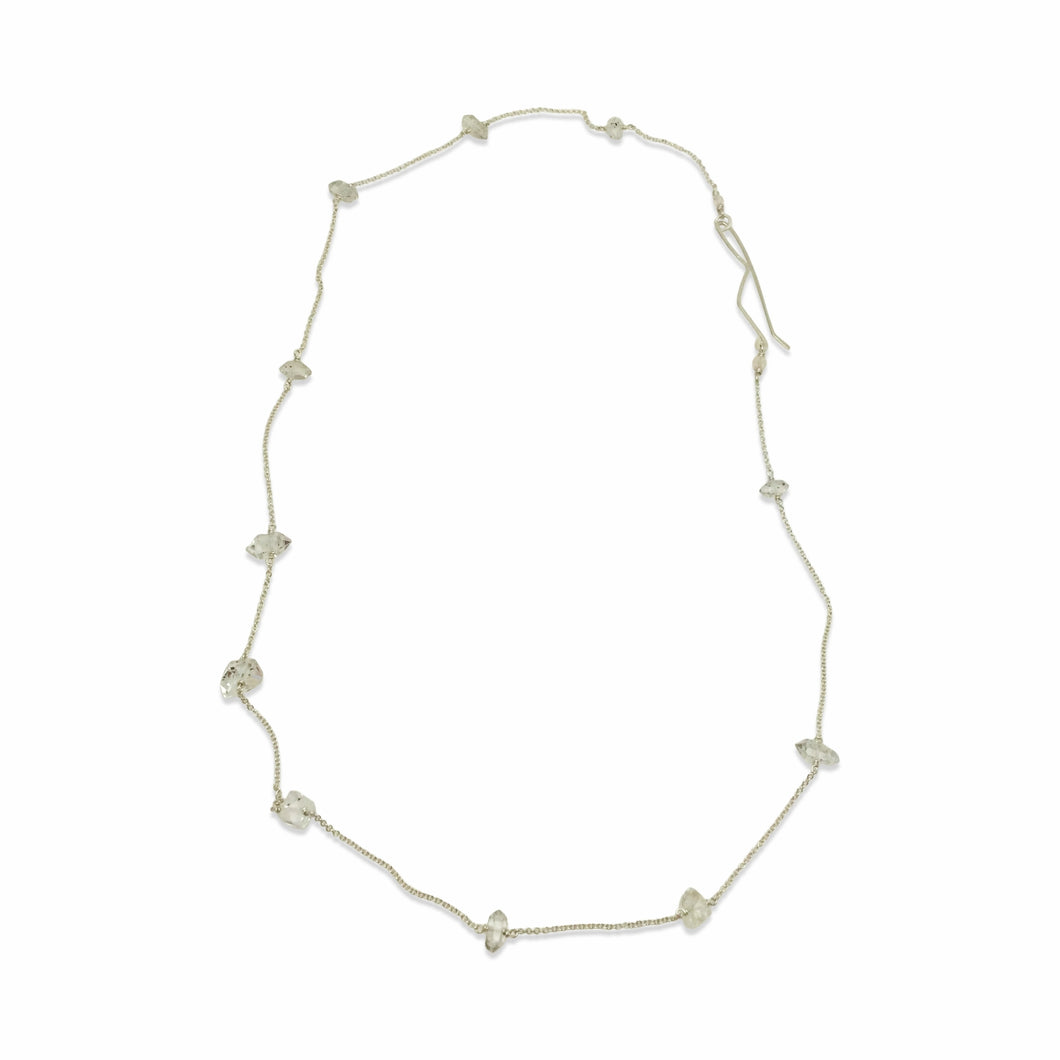 DELICATE NECKLACE - HERKIMER DIAMOND