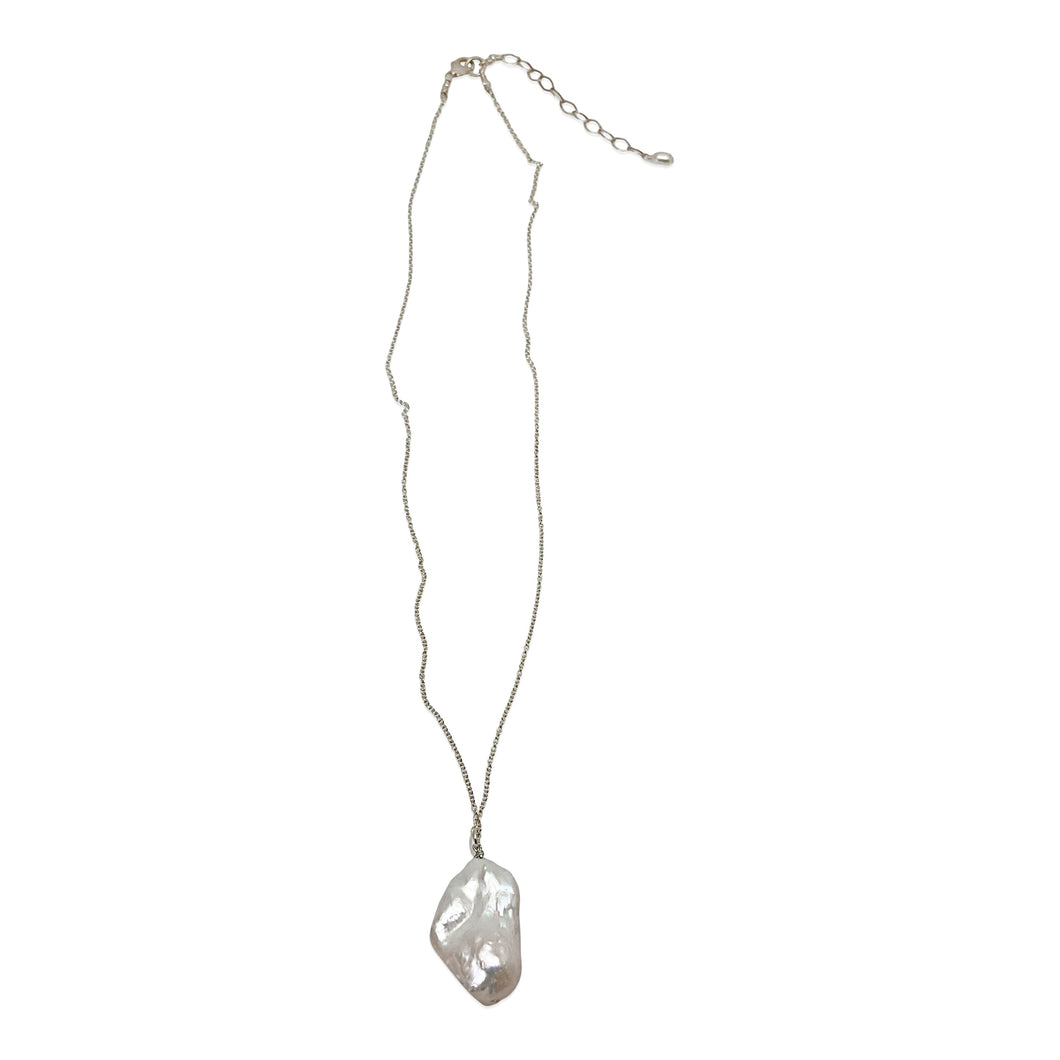 EXTRA LARGE IVORY BAROQUE PEARL PENDANT