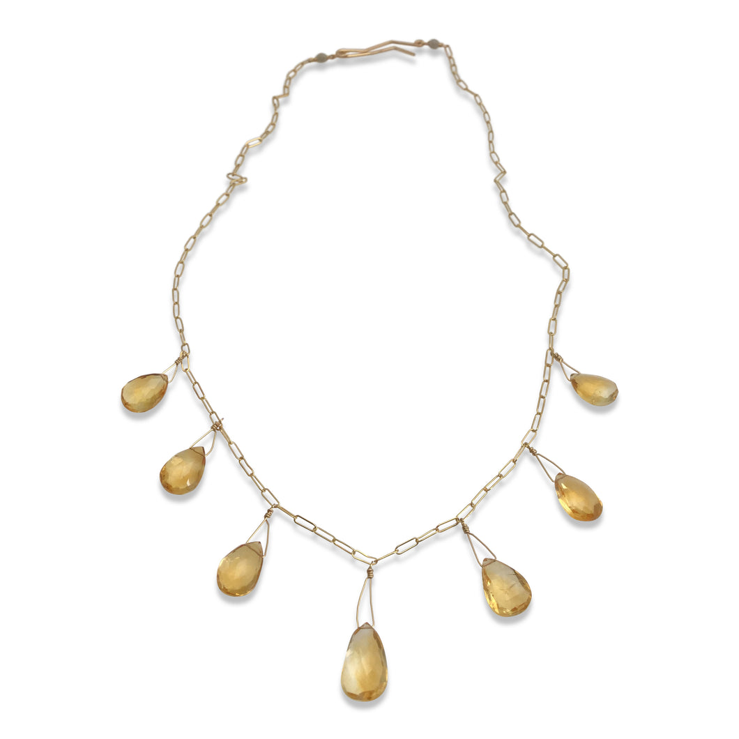 CITRINE SEVEN NECKLACE