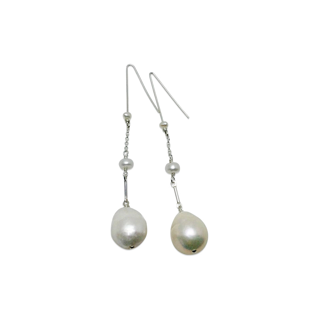 TIER EARRINGS - IVORY PEARL
