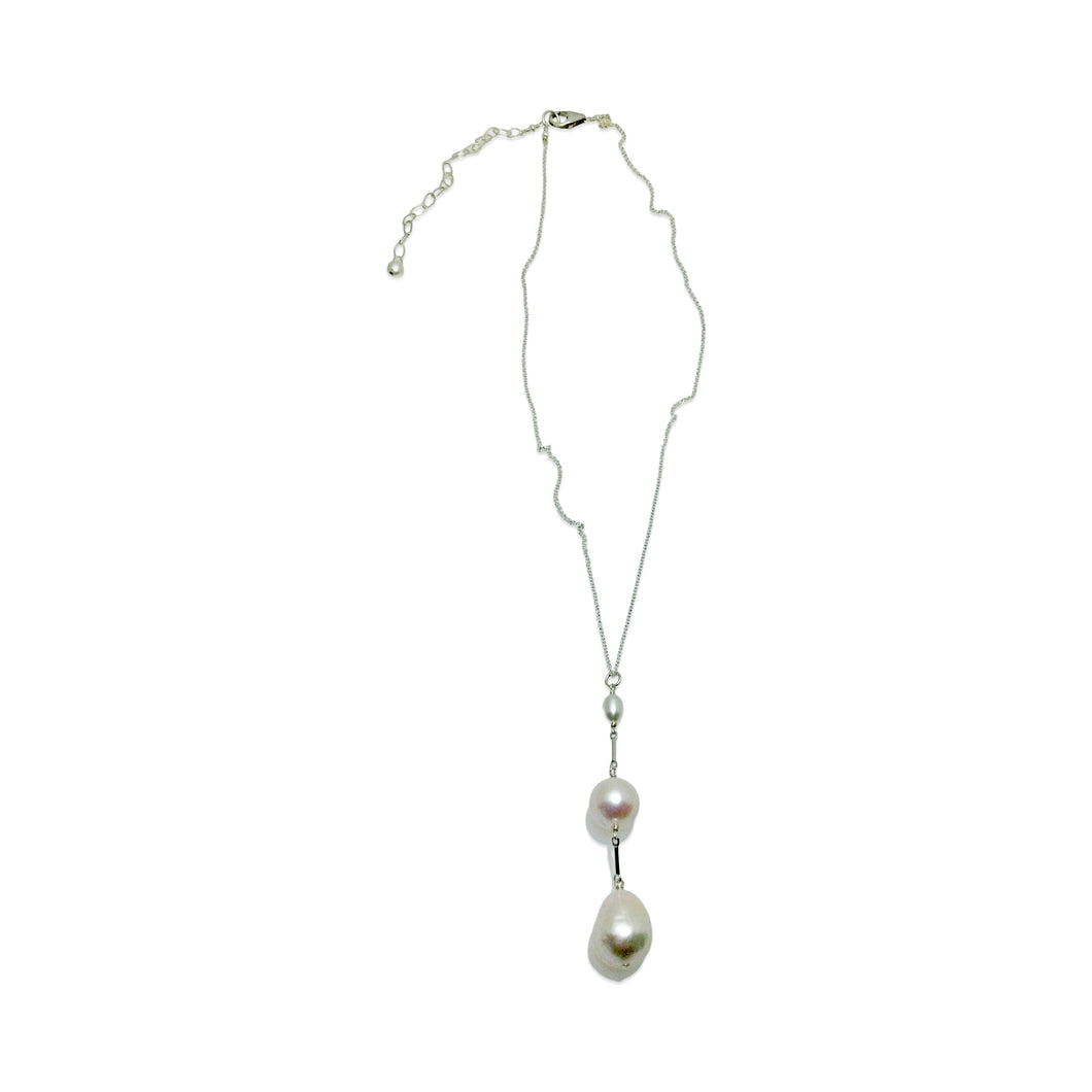 TIER NECKLACE - IVORY PEARL