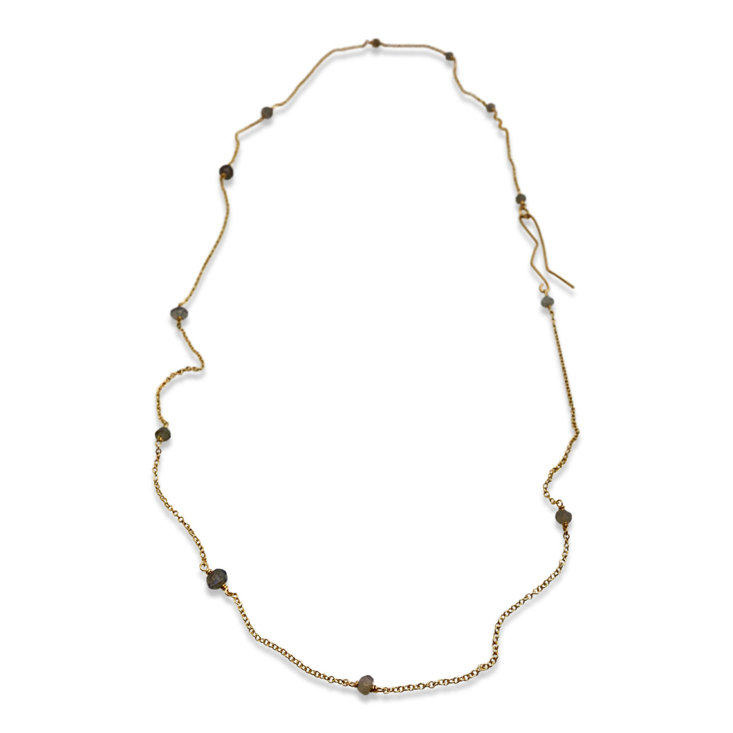DELICATE NECKLACE - LABRADORITE