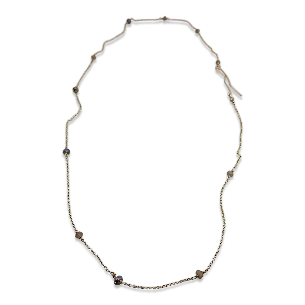 DELICATE NECKLACE - LABRADORITE