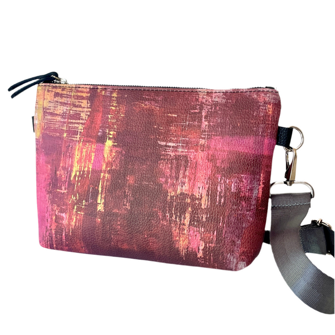 POMEGRANATE GOLD CROSSBODY HANDBAG