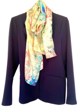 IRIDESCENT BLUSH SCARF