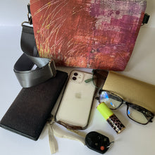 VERMILLION PINK CROSSBODY HANDBAG