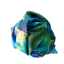 COBALT MOSS OVERSIZED SCARF/SHAWL WRAP