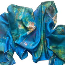 COBALT MOSS OVERSIZED SCARF/SHAWL WRAP