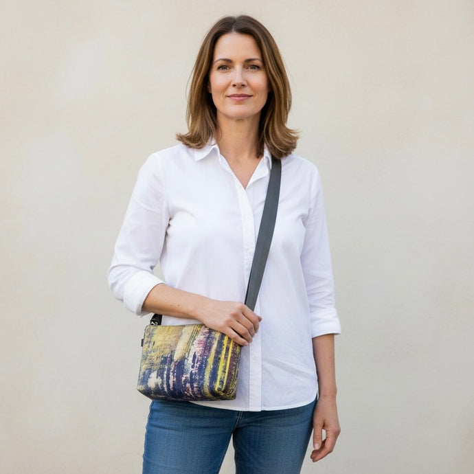 CERULEAN LIME CROSSBODY HANDBAG