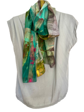 AQUA CERISE SCARF