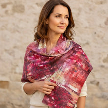 FUCHSIA BLONDE OVERSIZED SCARF/SHAWL WRAP