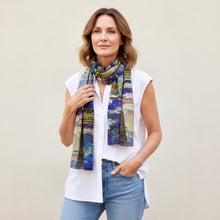 CERULEAN LIME OVERSIZED SCARF/SHAWL WRAP