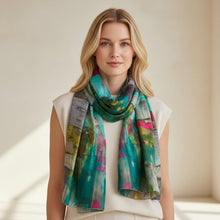 AQUA CERISE OVERSIZED SCARF/SHAWL WRAP