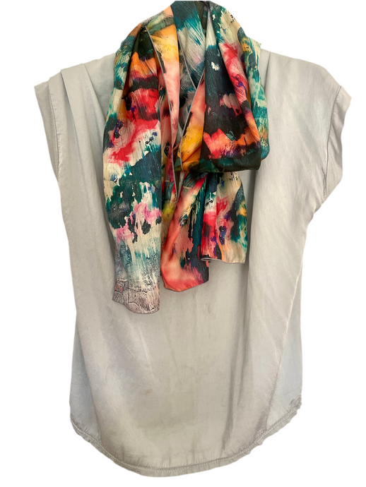 CELADON PINK SCARF