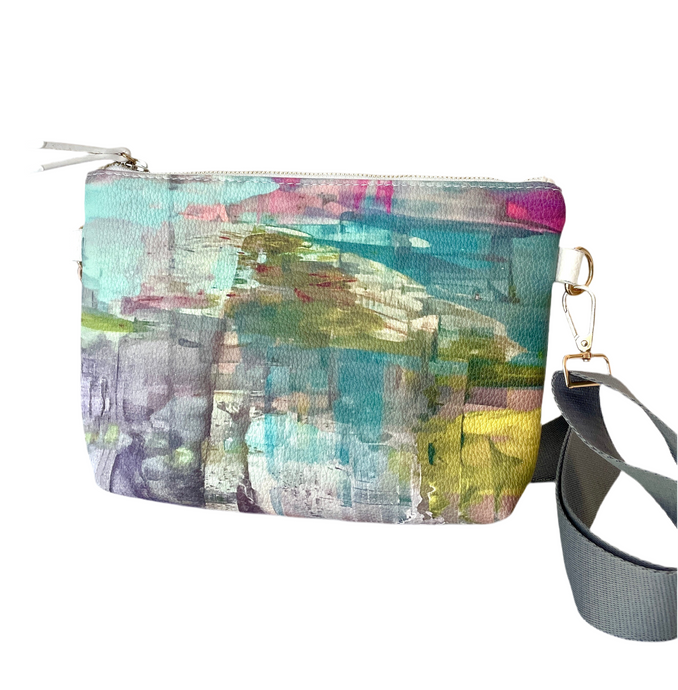 AQUA CERISE CROSSBODY HANDBAG