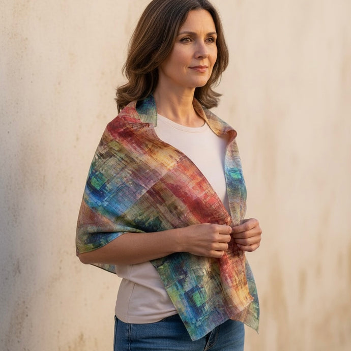 MYRIAD HUE OVERSIZED SCARF/SHAWL WRAP
