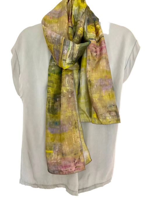 LEMON PEWTER SCARF