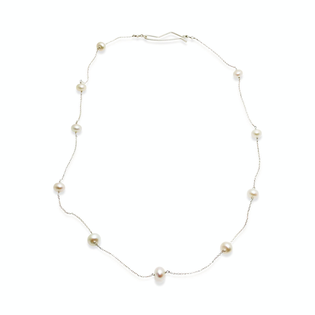 DELICATE NECKLACE - IVORY PEARL