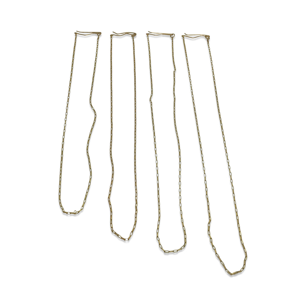 RECTANGLE CHAIN NECKLACE - DELICATE
