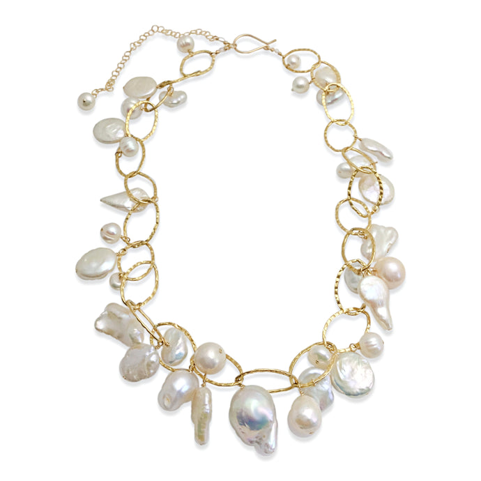 IVORY PEARL LUX ORGANIC NECKLACE