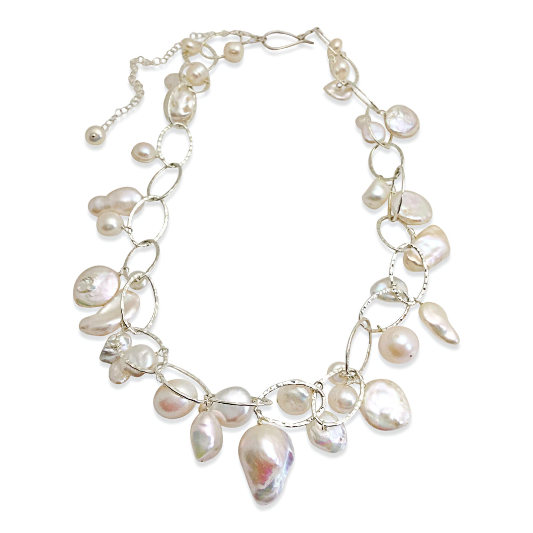 IVORY PEARL LUX ORGANIC NECKLACE