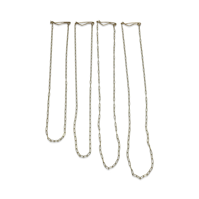 RECTANGLE CHAIN NECKLACE - BOLD